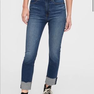 GAP High Rise Cigarette Jeans